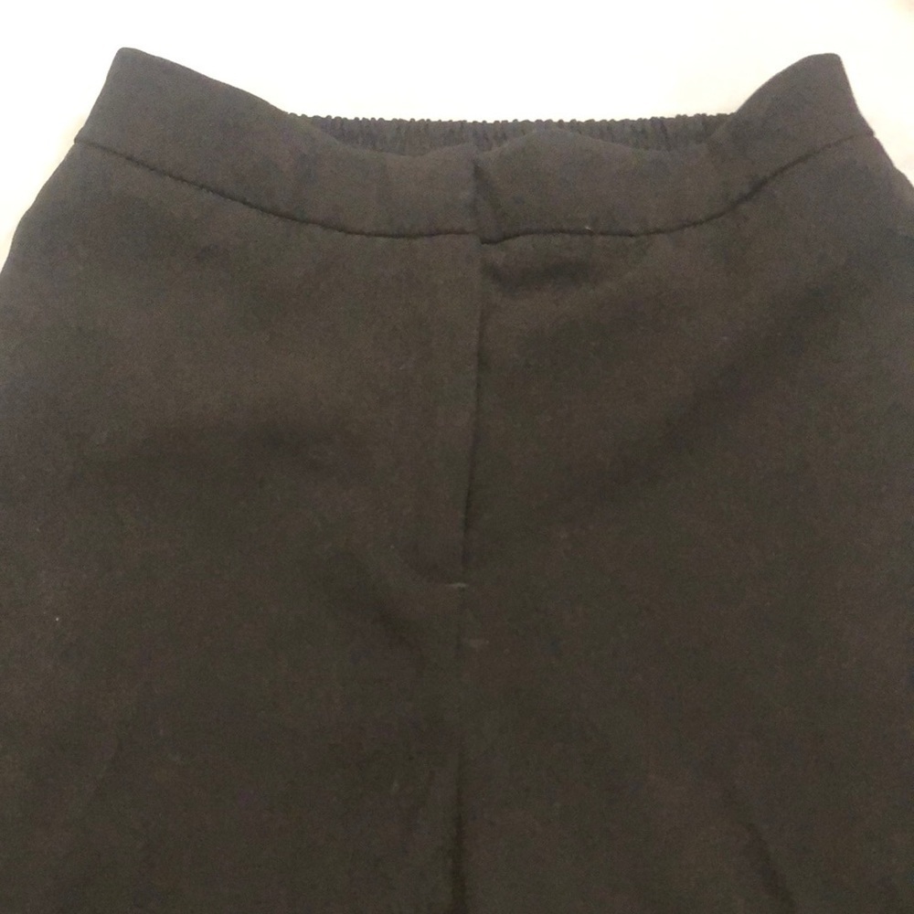 H&M Women's Black Straight-Leg Dress Pants Sz 0 Mid-RIse Tailored Fit
